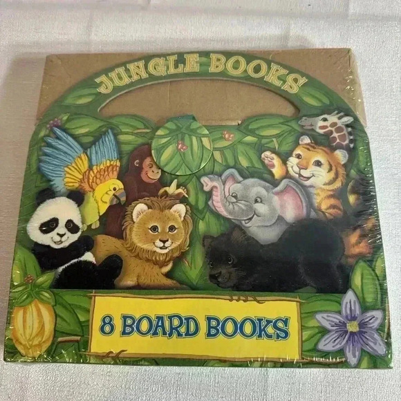 Leap frog Jungle Books Children's 8‎ Board Books In Factory Shrink Wrap - Picture 1 of 5